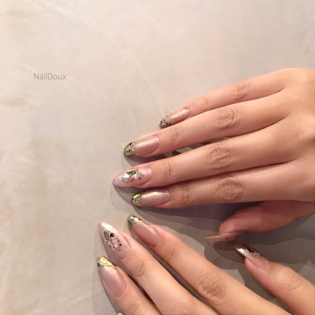 ☆秋色キラキラフレンチ☆